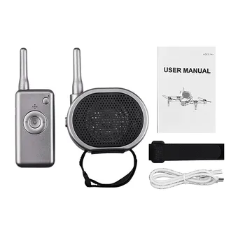 

Wireless Speaker Drone Loudspeaker Loud Megaphone 1km Long Distance for DJI Mavic Mini/ Pro/ Air Pro Mavic 2 Phantom 3 4 Pro