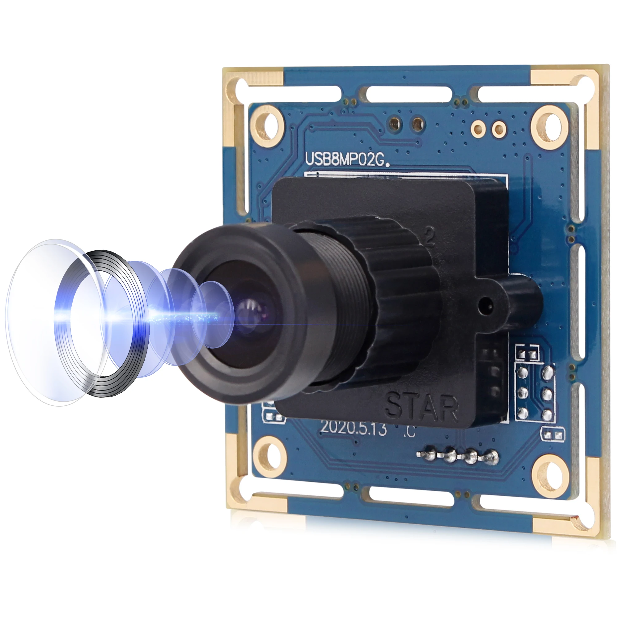 3.6mm lens 8MP 3264X2448 MJPEG YUY2 camera module SONY IMX179 CMOS microscope USB small video webcam for Medical Equipment | Безопасность