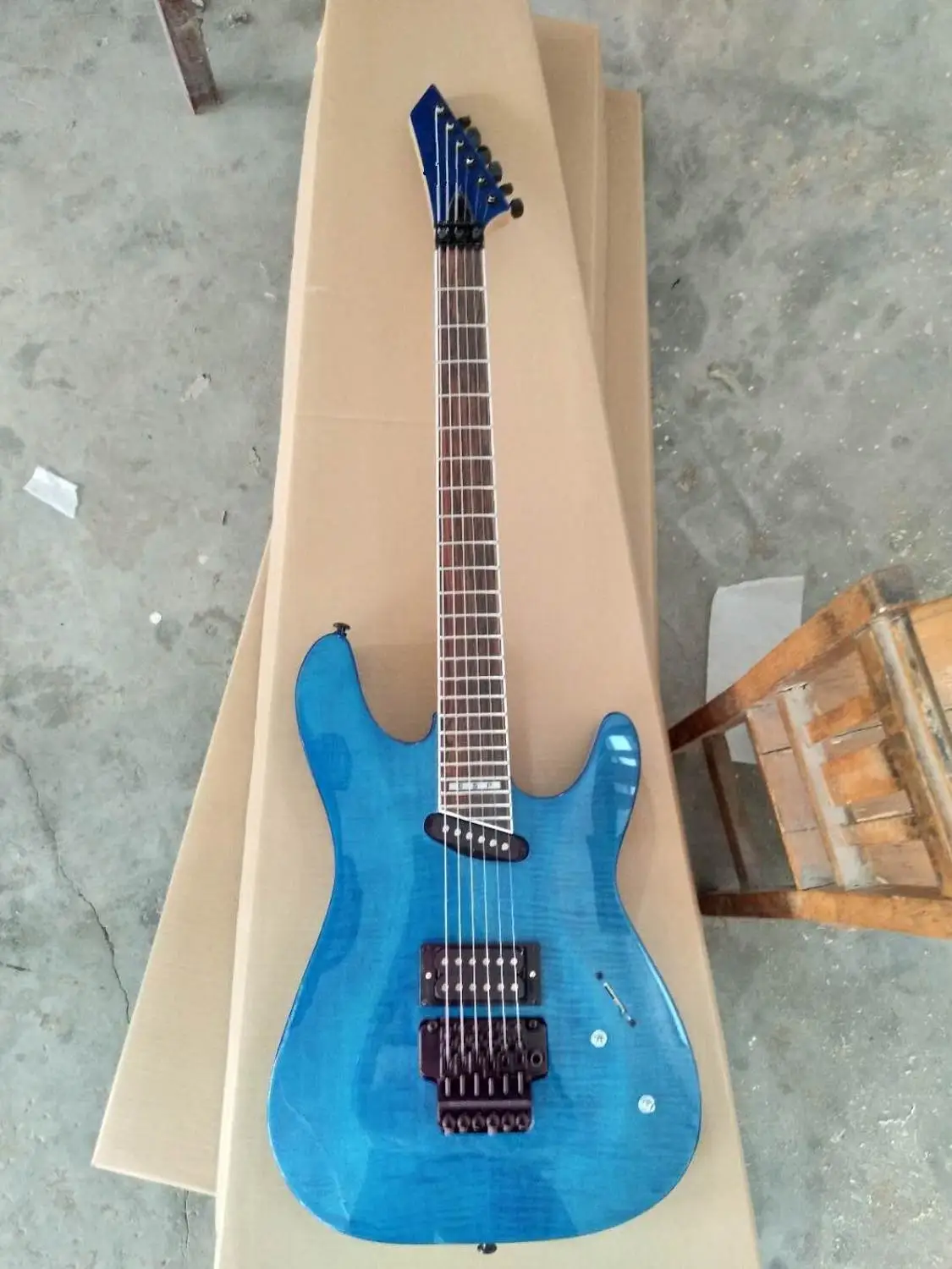 Гитары Новые Пользовательские Espelectric гитары высшего качества в синем 181007