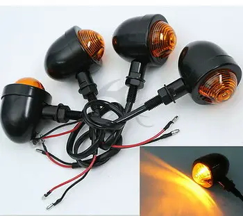 

Motorcycle Turn Signal Indicator Light For Harley Chopper Bobber Custom Cruiser