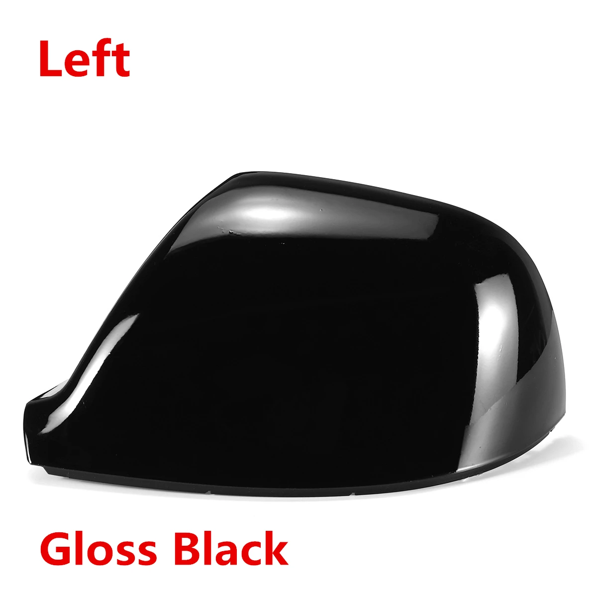 Боковой корпус бокового зеркала заднего вида для VW для Transporter T5 T5.1 2010- T6- 7E1857527F 7E1857528F - Цвет: Glossy Black Left