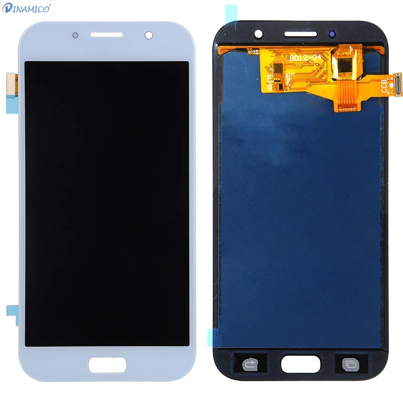 Dinamico продвижение A720 ЖК-дисплей для samsung Galaxy A7 ЖК-дисплей A720F сенсорный экран дигитайзер сборка