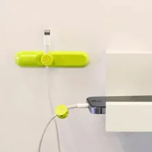 

Mijia case TUP Magnetic Desktop Cable Clips Cord Management Tiny 3 Size in 1 Wire Cable Organizer For xiaomi smart home
