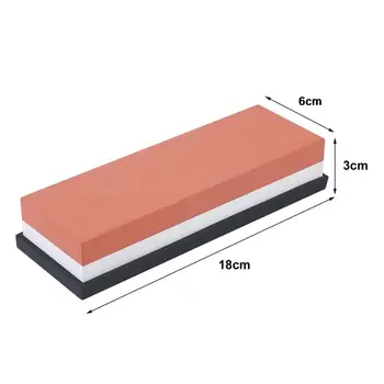 

(From ES)Practical 3000/8000 Grit Double Side Grindstone Knife Sharpening Stone Whetstone With Silicone Pad For Sharpener System