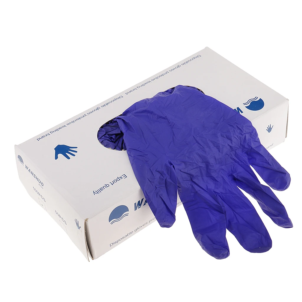 

Purple High Quality Nitrile Exam Disposable Gloves Medical Grade 100/box XL/L/M/S