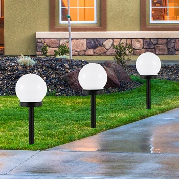 

LED Solar Lamp Outdoor Waterproof Light Solar Powered Pathway Lights for Garden Decoration Automatic On Dus