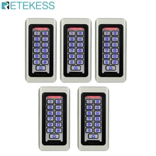 5 шт. T-AC03 Клавиатура RFID система контроля доступа Бесконтактная карта автономная 2000 пользователей контроль доступа к двери водонепроницаемый F9501D