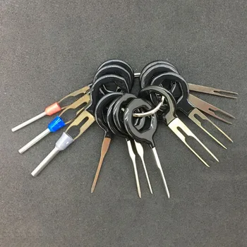 

Wire Harness Connector Crimp Pin 11/8/3Pcs Terminal Removal Tools Car Electrical Wiring Crimp Connector Pin Extractor Kit