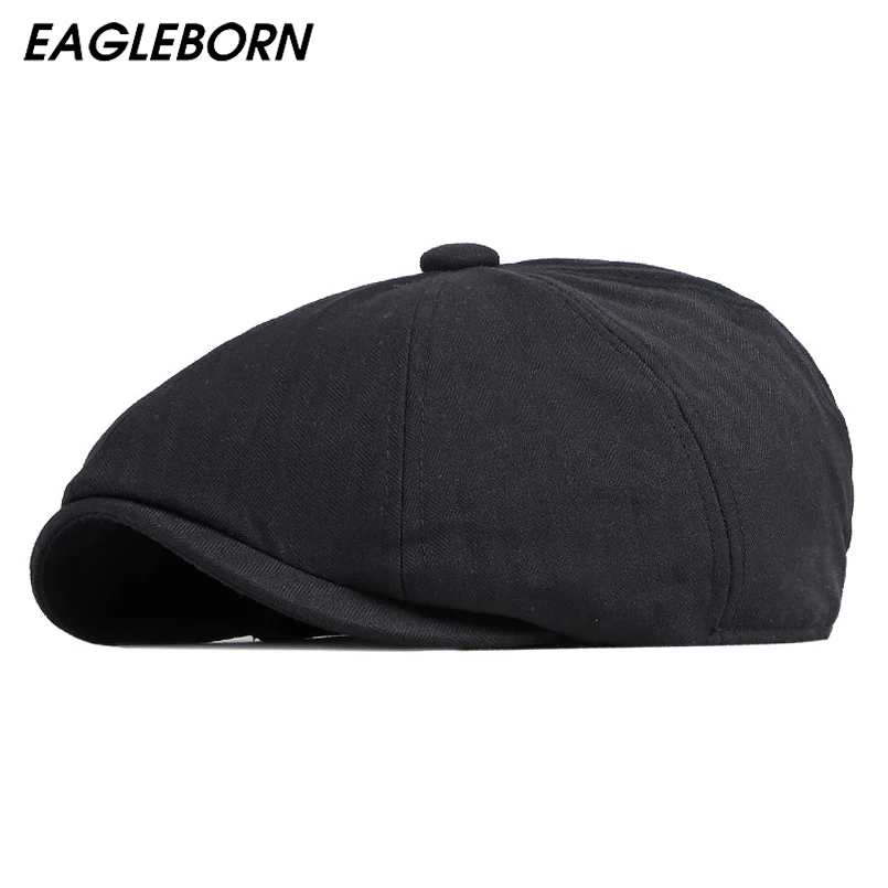 

Classic Style Newsboy Caps Men Hat British Retro Solid Visors Painter Cap Literary Newsboy Hat Women Cotton Irish Italia Hat Men