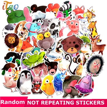

10/20/30/40/50PCS Cartoon Animal Stickers Waterproof PVC Skateboard Laptop Luggage Snowboard Guitar Car Cool Sticker Kids Toys