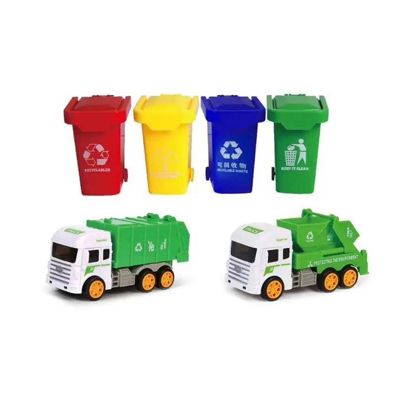 Мини-креативная игра для сортировки мусора игрушка-пазл для раннего развития игрушки мусорное ведро КАРТЫ БЛОКИ обучение в детском саду