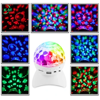 

Rechargeable bluetooth Speaker Light Christmas LED Crystal Magic Ball Effect Light DJ Club Disco Party Stage Lighting