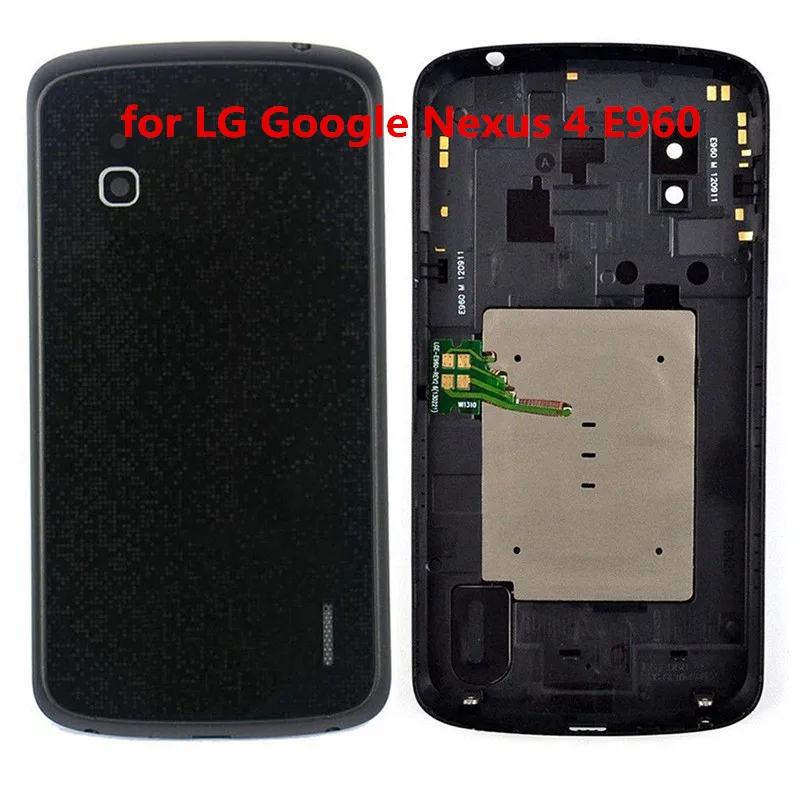 Подарок + для LG Google Nexus 4 E960Glass Полный Чехол аксессуаров Корпус с NFC объектив камеры