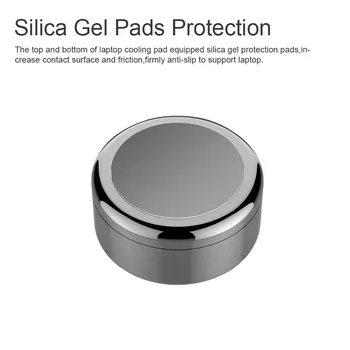 

2pcs Cooling Pad Mini Portable Adjustable Height Laptop Stand Anti Slip Home Universal Magnetic Multifunctional Aluminum Alloy