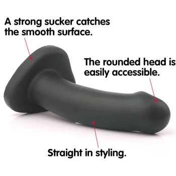 Soft Jelly Dildo Anal Butt Plug Realistic Penis with Powerful Suction Up Strapon Artificial Penis Dick Toy for Adult Sex Toys 5