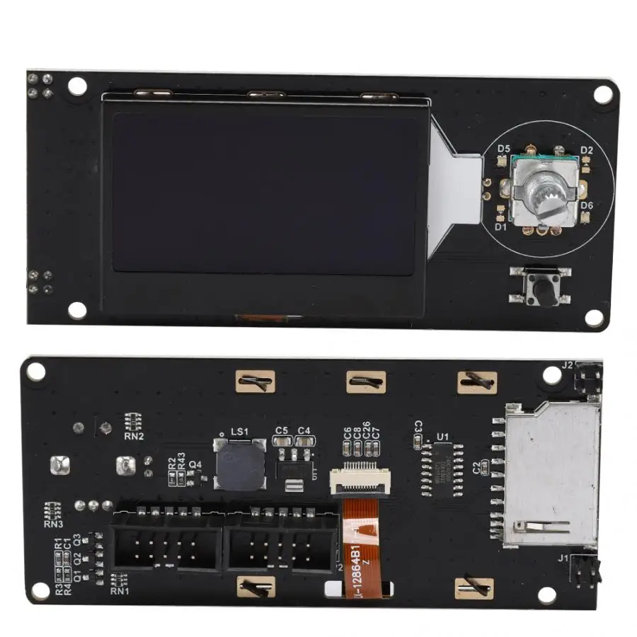 3d принтер аксессуары MKS MINI12864 ЖК-дисплей с памятью держатель для карт для печати цельнометаллический 3d принтер