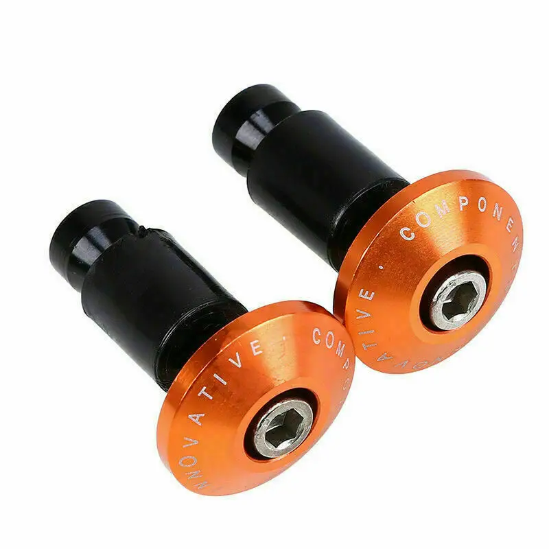 

7/8 Inch Motorcycle Anti Vibration Handle Bar End Plug Grip End Cap CNC Aluminum Motorbike Replacement Accessory
