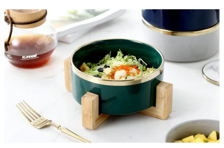 400/650 мл большая креативная Салатница десертная тарелка для дома в ...