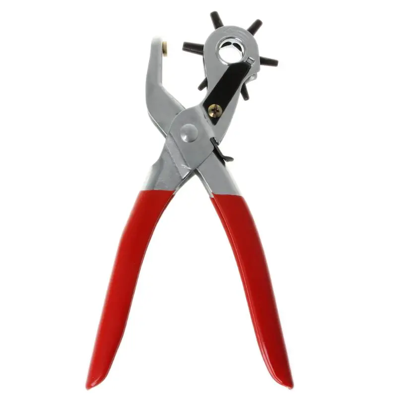 Leather Belt Hole Punch Drill Plier Eyelet Sewing Machine Leathercraft Household Bag Tool Strap For Home Use | Дом и сад