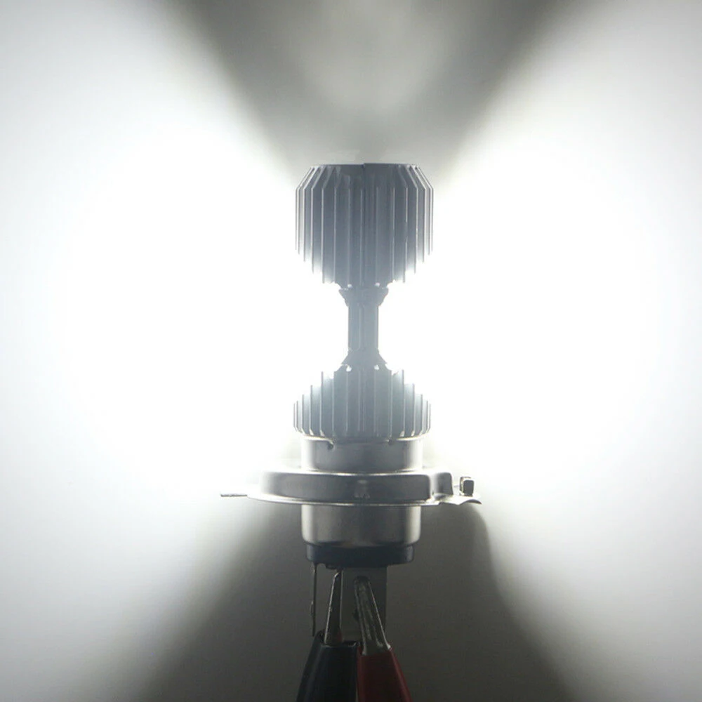 1 шт. мотоцикл H4 4LED Мотоцикл Скутер мопед ATV фара лампочка фары