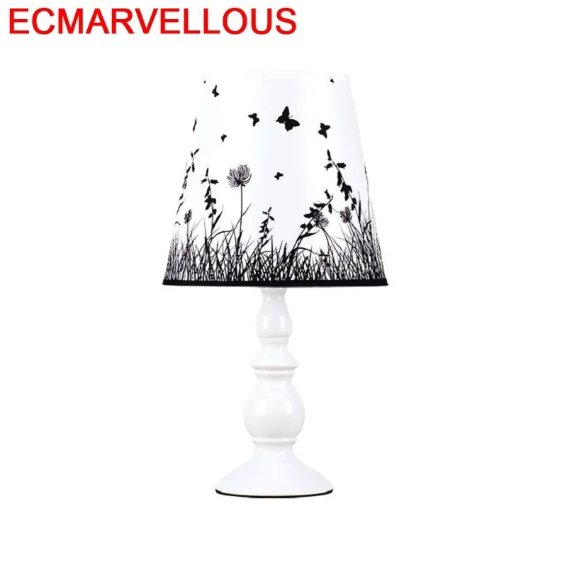 Art Lampade Lampada Da Tavolo Bed Wedding Deco Tischlampe Luminaria El Dormitorio Abajur Para Quarto Lampara De Mesa Table Lamp | Лампы и