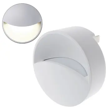 

220V US/EU/AU/UK Plug Night Light Sensor Light Control Wall Socket Soft Illumiantion Lamp For Bedroom Bedside Hallway Q0KF