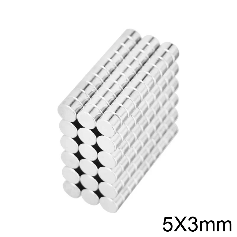 5x3 mm N35 Round Neodymium Magnets 20~1000pcs
