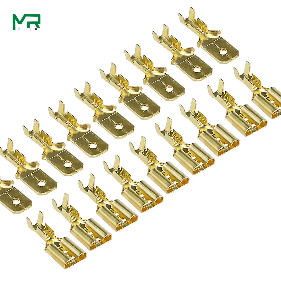100 stücke Steckverbinder Terminals Set M & F Spaten Elektrische Draht 100 stücke Steckverbinder Terminals Set M & F Spaten Elektrische Draht