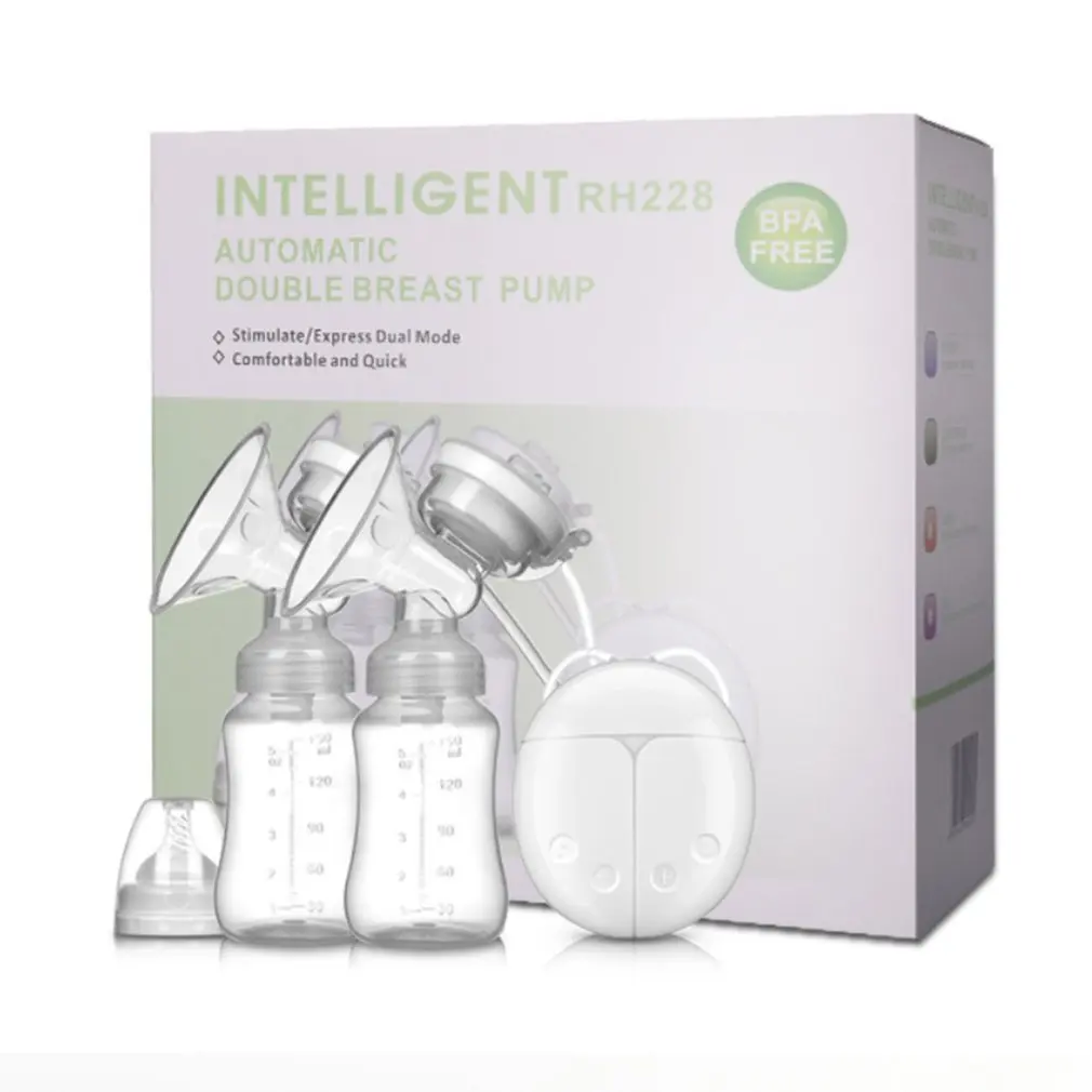 

Automatic Double Intelligent Electric Feeding Breast Pumps Large Suction Breast Massage Milk Sucker Puller Milker Pump