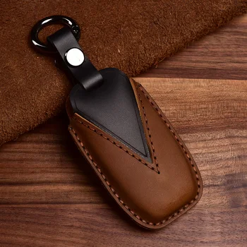 Custodia/cover per Chiave/telecomando in Cuoio Per Audi A1 A3 A4 A5 Q7 A6 C5 C6 Supporto da Auto Borsette A Distanza copertura Auto-Styling portachiavi - Auto Car Styling Caso Chiave di Cuoio Per Audi A1 A3 A4 A5 Q7 A6