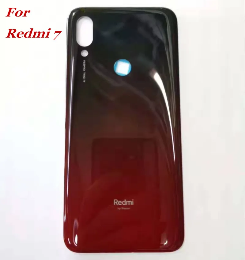 

100% Original Back Housing For Xiaomi Redmi 7 Back Cover Battery Case with LOGO Replacement MIXUEWEIQI