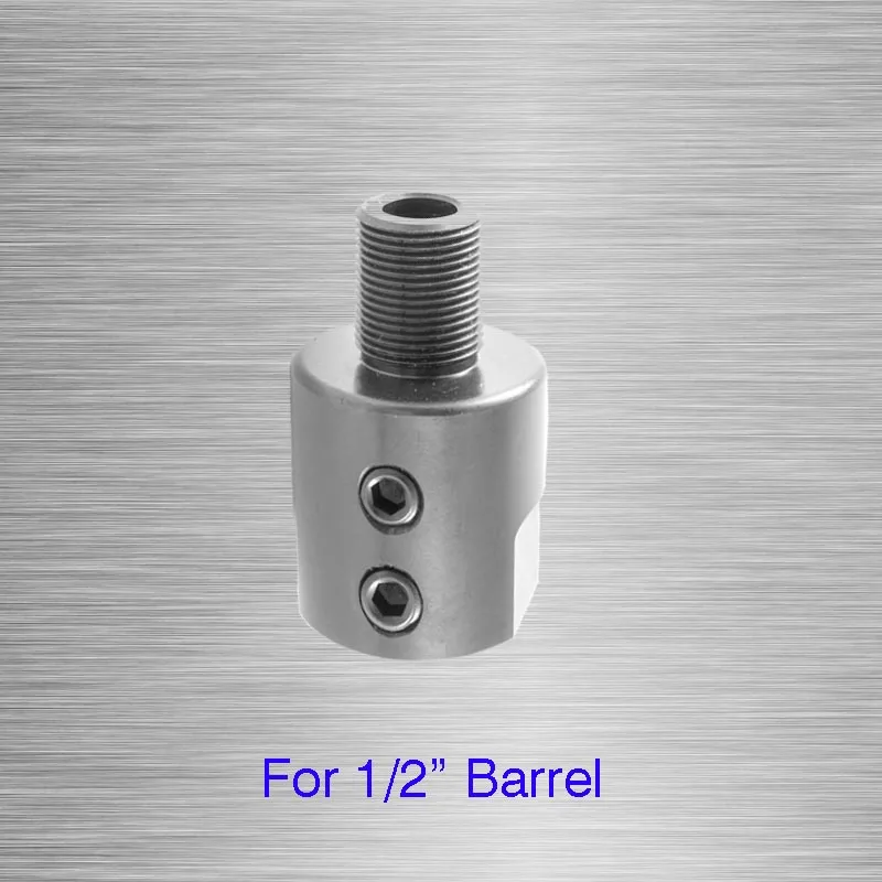 Barrel End Threaded Adapter for 1/2"(0.50") diameter non-threaded barrels Muzzle Barrel Adapter1/2-28 1/2"x28 Compensator