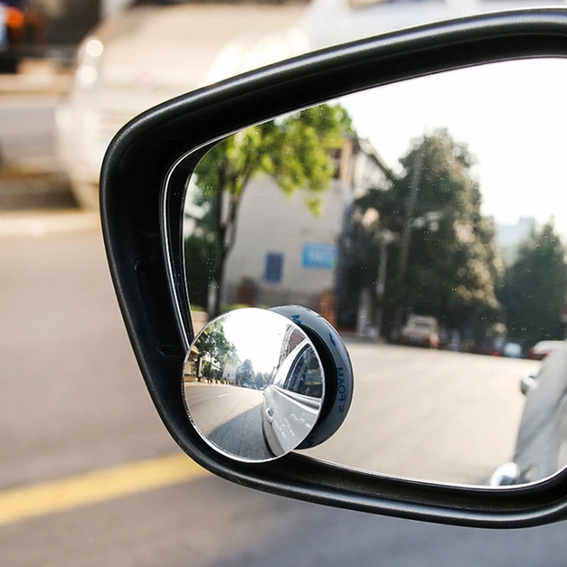  Blind Spot Convex Car Mirror: Rear view  Rearview Mirror  Accessories for Car Interior - Women and Men Use Our Automotive Blindspot  Mirrors for Larger Image and Improved Traffic Safety (2