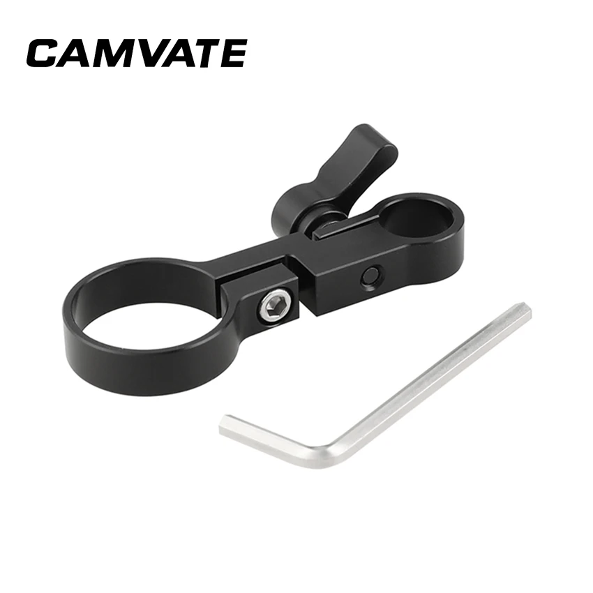 

CAMVATE 2-in-1 Rod Clamp Converter With 15mm & 30mm Single-port Rod Adapter C2356