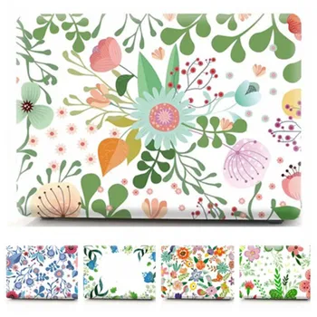 

Print Case for Huawei Matebook D 14 D 15 2020 Flower Leaf Paiting Matte Clear Hard Laptop Cover for Matebook D14 D15 Funda Coque