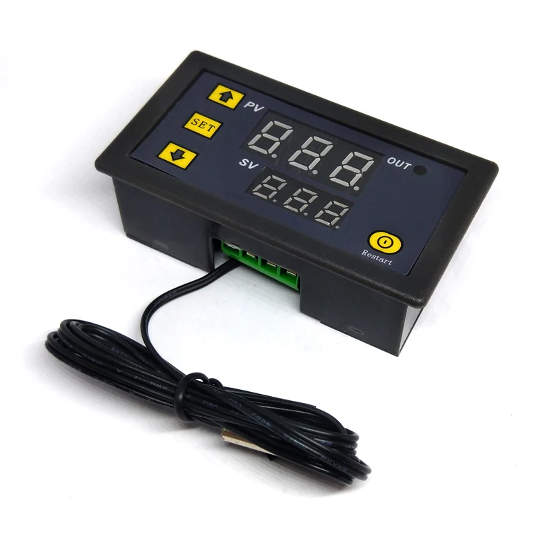 12V 24V 110V-220V 20A Digital Temperature Controller LED Display Thermostat Meter Temp Sensor Switch Regulator