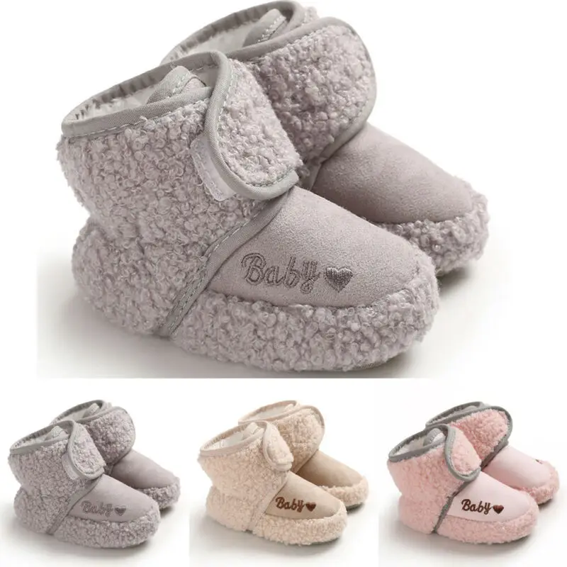Mexemina 0-18 месяцев; теплые зимние ботинки для маленьких мальчиков и девочек; хлопковая обувь с мягкой подошвой для кроватки