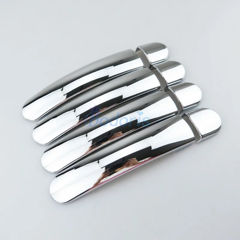 Крышка дверной ручки для Volkswagen VW Tiguan 2009 2010 2011 2012 2013 2014 2015 хромированная панель