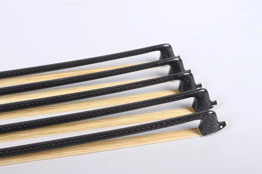 3 шт. из углеродного волокна скрипки Лук 4/4 AAA лук волос прямой Abalone Ebony лук лягушка