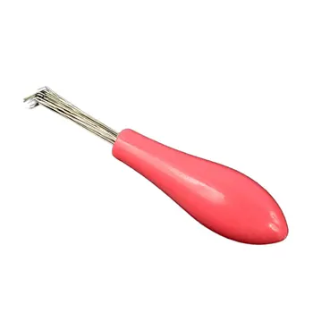 

Practical Hair Comb Brush Cleaner Cleaning Tool Hair Remover Embedded Beauty Tools Plastic Handle Hair Brush Cleaner