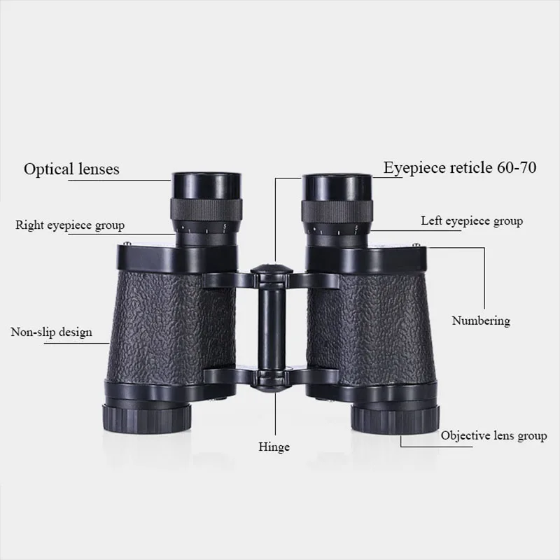 8X30 Low Light Night Vision Binoculars Binoculars High Definition Outdoor Hunting Camping Telescope