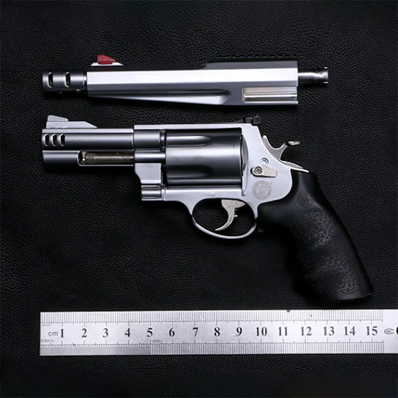 

1: 2.05 Smith Wesson M500 Toy Revolver Model Metal Model Unusable Military Model