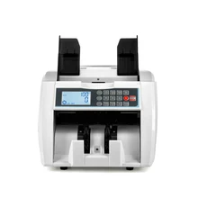 Multi moeda uv mg mt frente display lcd falso detector de dinheiro com funil ajustável contador de conta de dinheiro HS-920