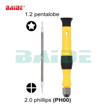 Cheap Double Head 2 In 1 Combination Screwdriver 1.5 Phillips PH0000 PH000 0.6Y 0.8 1.2 Pentalobe Screw Drver For IPhone XS IPad