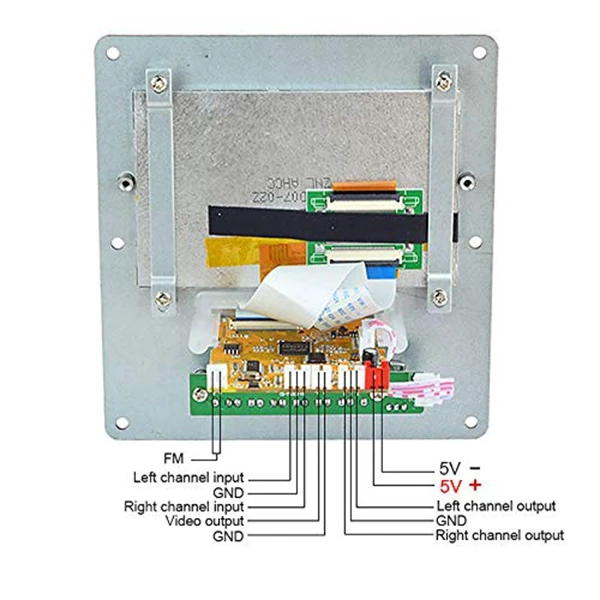 Dc5V 4,3 дюймов Lcd Dts без потерь аудио Bluetooth приемник декодер плата Mp4/Mp5 Hd видео Flac Ape Wmv Wma Mp3 декодер