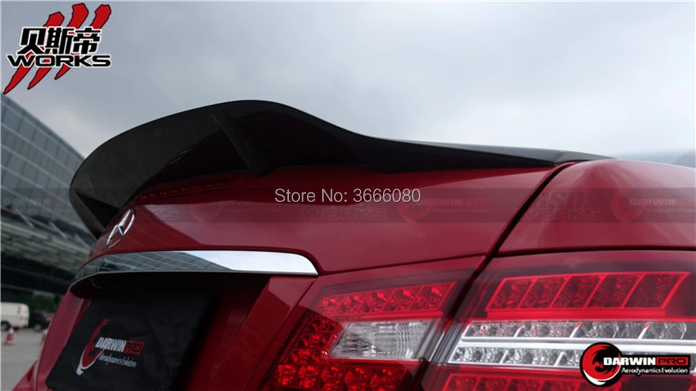 Задний спойлер из углеродного волокна крыло задний спойлер багажника для Mercedes E Class Coupe W207 C207 2010- E200 E250 E300 E350