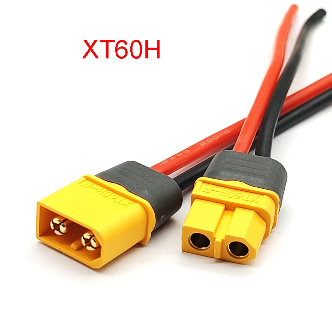 ESC / Charger Side B151-3 BDHI 3pcs AmaSS XT60 Style Female Connector / Adapter with 10cm 12awg Wire 