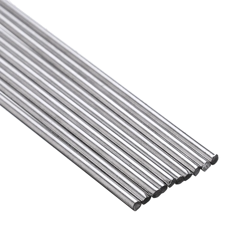 10Pcs 330mm Long 1.2mm/1.6mm/2.4mm Stainless Steel TIG Welding Rods Filler Easy Use For Welding Supplies