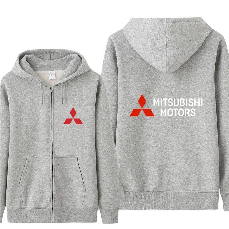 Модные толстовки Mitsubishi мужские осенние пальто флисовый пуловер унисекс Мужские толстовки Mitsubishi