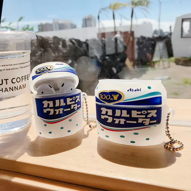 

Suitable for airpods pro case Korean beverage can transparent silicone sleeve, suitable for airpods 2 earphone protection box